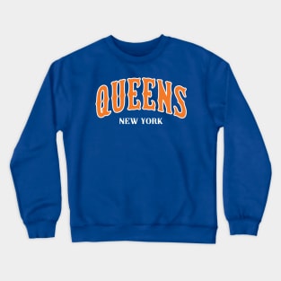 Queens 'New York' Baseball Fan: Represent Your Borough T-Shirt T-Shirt T-Shirt Crewneck Sweatshirt